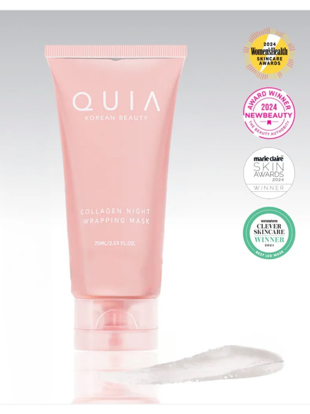 OUJA Collagen Night Wrapping Mask — Pink Tube